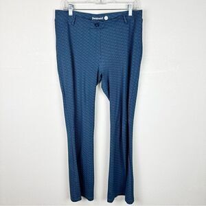Betabrand Flare Green Pull On Pants Size Large Stretchy